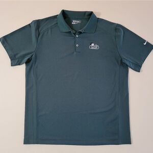 Nike Men's Dark Green Dri-FIT Short Sleeve Golf Polo